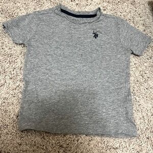 U.S. Polo Assn. Boys T-Shirt - Gray, Size XS (4-5)